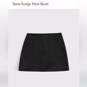 Abercrombie Satin Sculpt Mini Skort